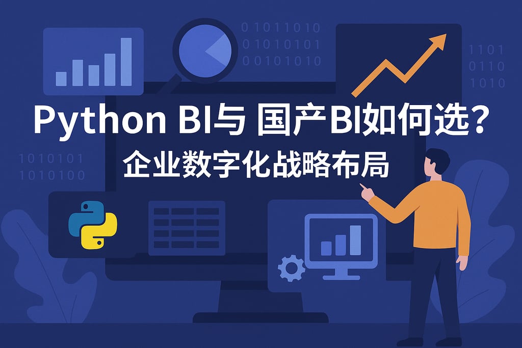 Python BI与国产BI如何选？企业数字化战略布局
